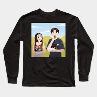 Le Sserafim Kazuha x Hwang Minhyun the game caterers Morcaworks Long Sleeve T-Shirt